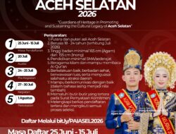 Dispar Aceh Selatan Resmi Buka Pendaftaran Pemilihan Agam Inong Aceh Selatan 2026‎