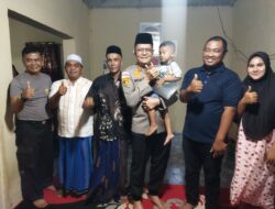 Jenguk Balita Penderita Kebocoran Jantung, Kapolres Aceh Selatan Hadir Membawa Harapan