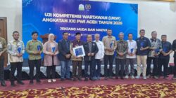 Libatkan Enam Penguji, PWI Aceh Laksanakan UKW Jenjang Muda dan Madya
