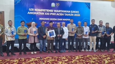 Libatkan Enam Penguji, PWI Aceh Laksanakan UKW Jenjang Muda dan Madya