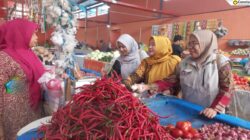 Dinas Pangan Asel Cek Langsung Harga dan Stok Bahan Pokok di Pasar Inpres Tapaktuan