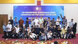 Peserta UKW PWI Aceh Angkatan XXI Dinyatakan Kompeten 100 Persen