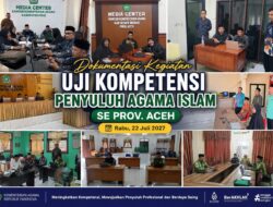 Serentak Se-Indonesia, 75 Penyuluh Agama Islam Aceh Uji Kompetensi Tingkatkan Profesionalisme