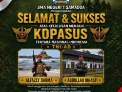 2 Alumni SMA Negeri 1 Samadua Lolos Kopasus